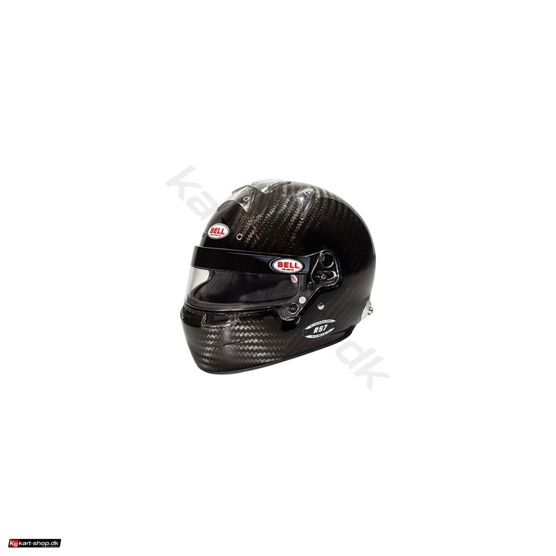 Bell RS7 Carbon m/HANS clips, str. 54 - 61+