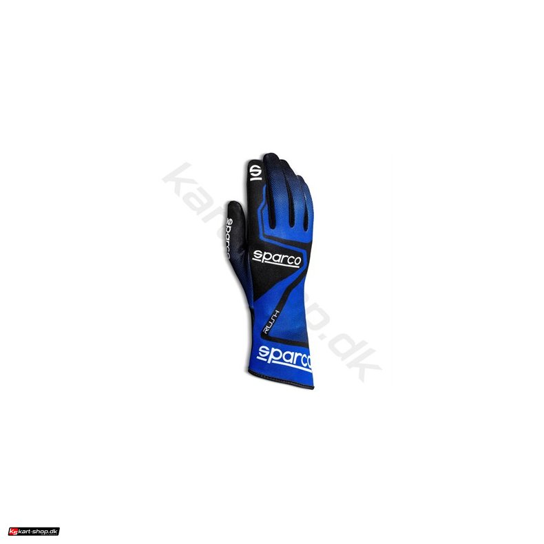 Sparco Rush karting handske, bl/sort, str. 4-13