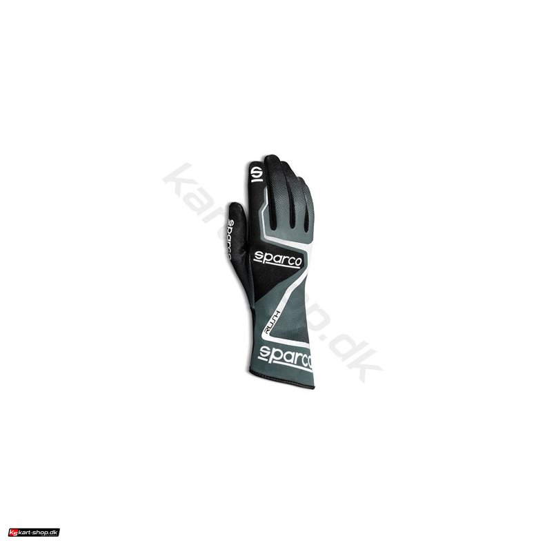 Sparco Rush karting handske, gr/sort, str. 4-13
