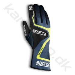 Sparco Rush karting handske, gr/gul, str. 4-13