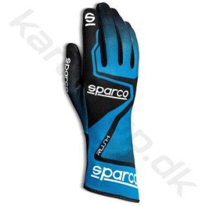 Sparco Rush karting handske, lysebl/sort, str. 4-13