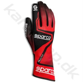 Sparco Rush karting handske, rd/sort, str. 4-13