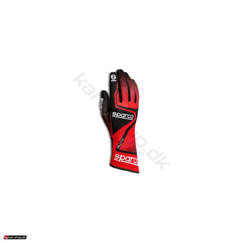 Sparco Rush karting handske, rd/sort, str. 4-13