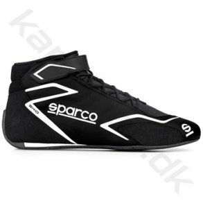 Sparco Skid sko, sort/hvid, str. 37-48