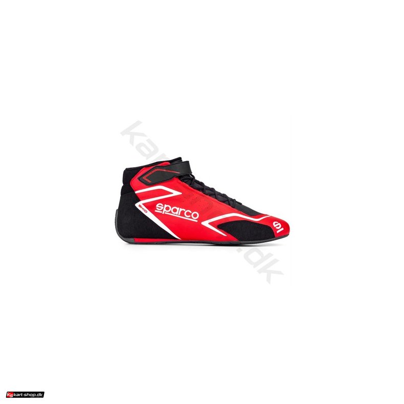 Sparco Skid sko, rd/sort, str. 37-48