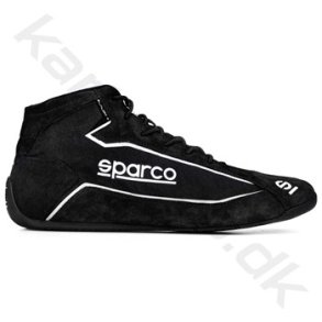 Sparco Slalom+ stof og ruskind sko, sort/sort, str. 35-48