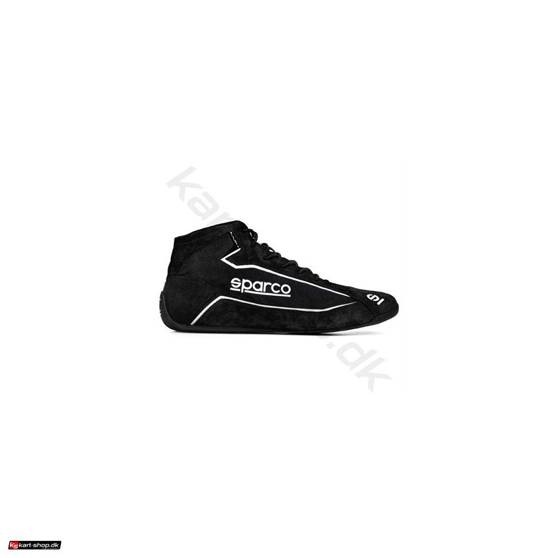 Sparco Slalom+ stof og ruskind sko, sort/sort, str. 35-48