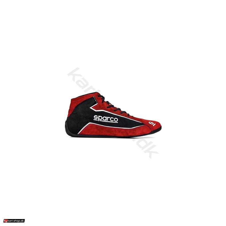 Sparco Slalom+ stof og ruskind sko, rd/sort, str. 35-48