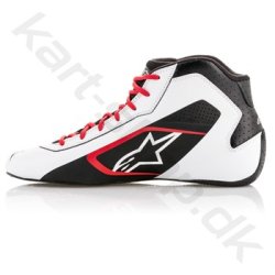 Alpinestars Tech-1 K START sko, hvid/sort/rd, str. 34-47