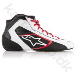 Alpinestars Tech-1 K START sko, hvid/sort/rd, str. 34-47