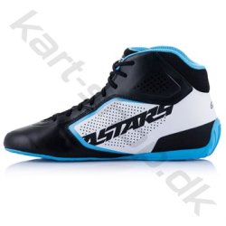 Alpinestars Tech-1 K START v2 sko, sort/hvid/lysebl, str. 34-47