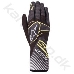 Alpinestars Tech-1 K Race v2 Carbon handske, sort/limegrn, Str. S-XXL