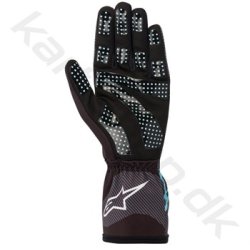 Alpinestars Tech-1 K Race v2 Carbon handske, sort/turquoise, Str. S-XXL