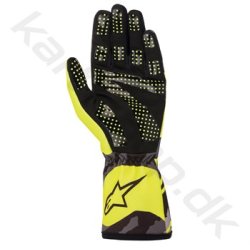 Alpinestars Tech-1 K Race v2 Camo handske, gul fluo/sort, Str. S-XXL