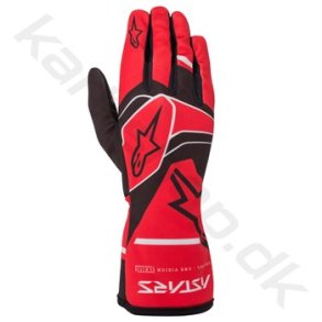 Alpinestars Tech-1 K Race v2 Solid handske, rd/sort/gr, Str. S-XXL