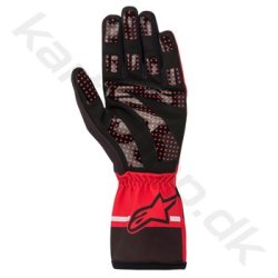 Alpinestars Tech-1 K Race S v2 Solid brne handske, rd/sort/gr, Str. S-XL