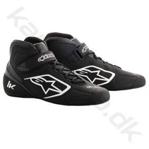 Alpinestars Tech-1 K sko, sort/hvid, str. 34-47