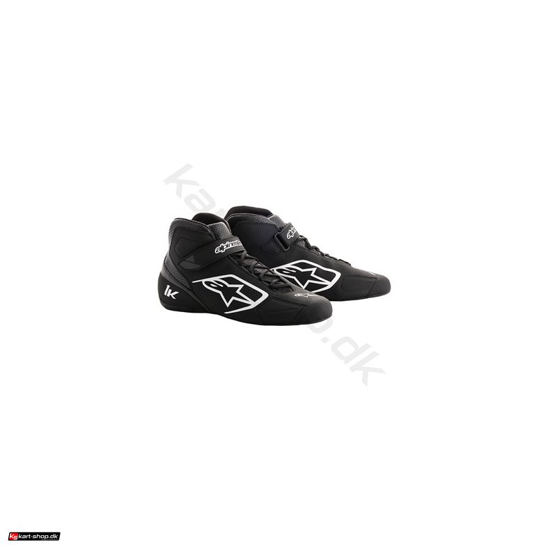 Alpinestars Tech-1 K sko, sort/hvid, str. 34-47