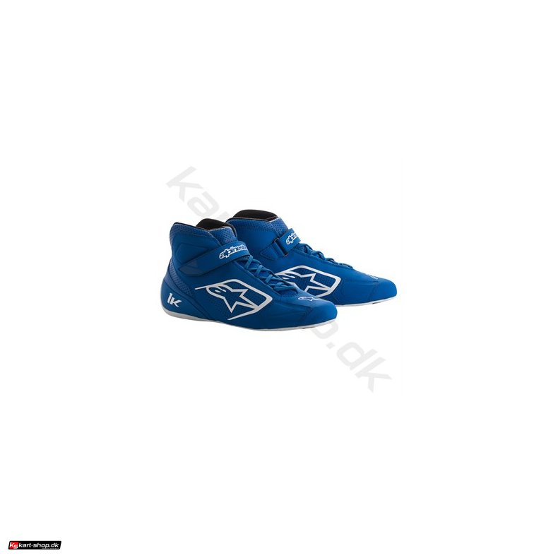 Alpinestars Tech-1 K sko, bl/hvid, str. 34-47