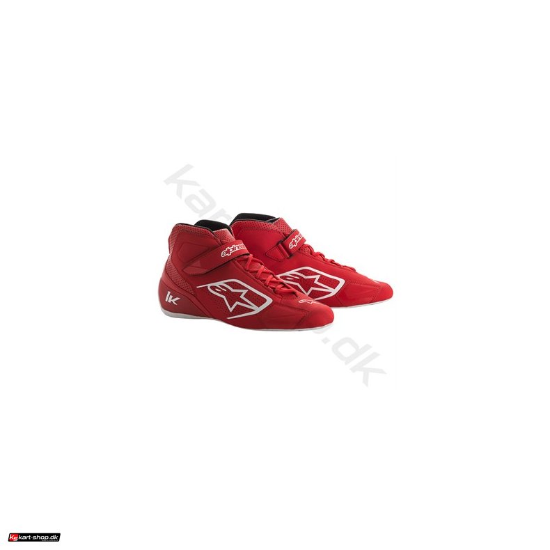 Alpinestars Tech-1 K sko, rd/hvid, str. 34-47