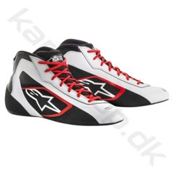 Alpinestars Tech-1 K START sko, hvid/sort/rd, str. 34-47