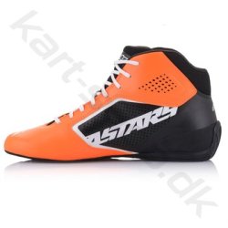 Alpinestars Tech-1 K START v2 sko, orange fluo/sort/hvid, str. 34-47