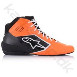 Alpinestars Tech-1 K START v2 sko, orange fluo/sort/hvid, str. 34-47