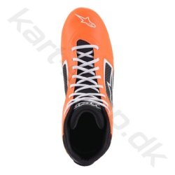 Alpinestars Tech-1 K START v2 sko, orange fluo/sort/hvid, str. 34-47