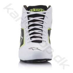 Alpinestars Tech-1 K START v2 sko, hvid/sort/gul fluo, str. 34-47