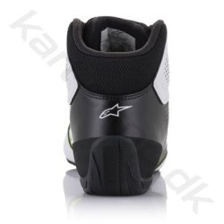 Alpinestars Tech-1 K START v2 sko, hvid/sort/gul fluo, str. 34-47
