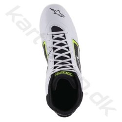 Alpinestars Tech-1 K START v2 sko, hvid/sort/gul fluo, str. 34-47