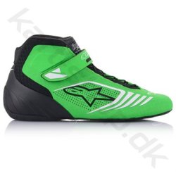 Alpinestars Tech-1 KX sko, sort/grn fluo/hvid, str. 34-47