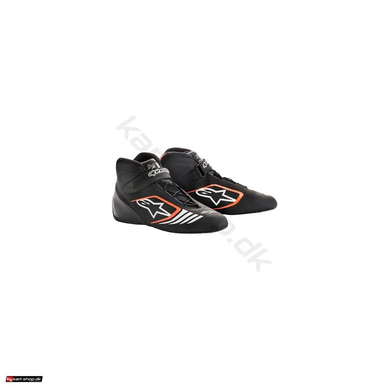 Alpinestars Tech-1 KX sko, sort/orange fluo, str. 34-47