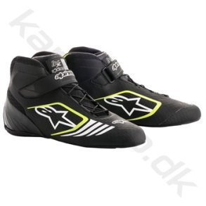 Alpinestars Tech-1 KX sko, sort/gul fluo, str. 34-47