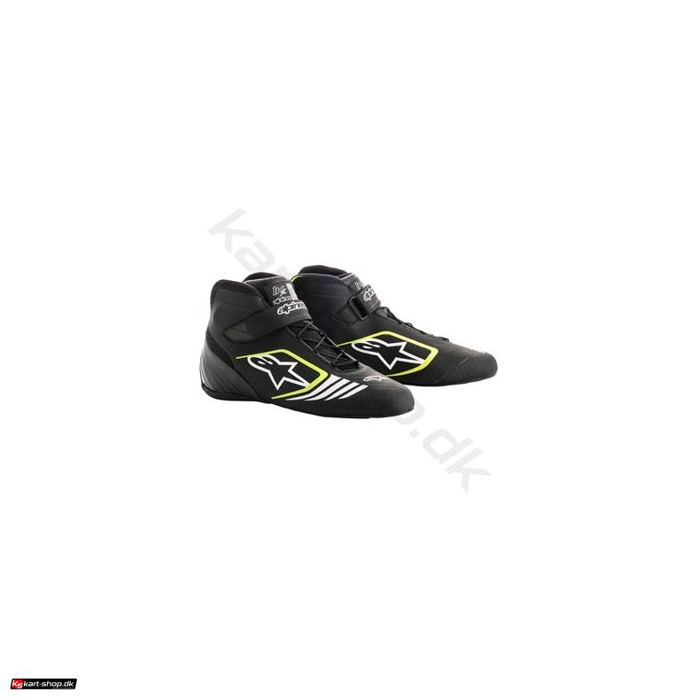 Alpinestars Tech-1 KX sko, sort/gul fluo, str. 34-47
