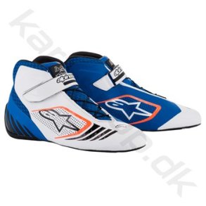 Alpinestars Tech-1 KX sko, bl/hvid/orange fluo, str. 34-47