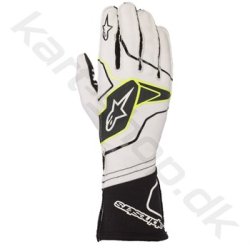 Alpinestars Tech-1 KX v2 handske, hvid/sort, Str. S-XXL