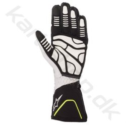 Alpinestars Tech-1 KX v2 handske, hvid/sort, Str. S-XXL