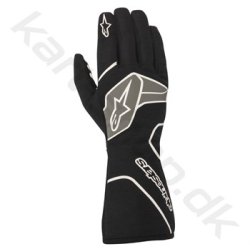Alpinestars Tech-1 Race v2 handske, sort/hvid - KUN I STR. M.