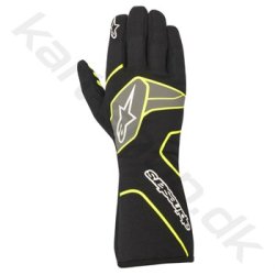 Alpinestars Tech-1 Race v2 handske, sort/gul fluo KUN I STR. L