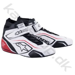 Alpinestars Tech 1-T v3 sko, hvid/sort/rd, str. 37-47