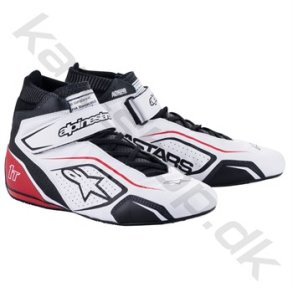 Alpinestars Tech 1-T v3 sko, hvid/sort/rd, str. 37-47