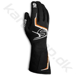 Sparco Tide handske, sort/orange fluo, str 8-13