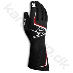 Sparco Tide handske, sort/rd, str 8-13