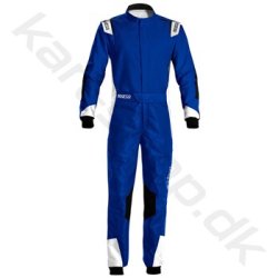 Sparco X-Light karting kredragt, electric bl/hvid/sort, Str. 52
