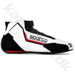 Sparco X-Light sko, hvid/rd, str. 37-48