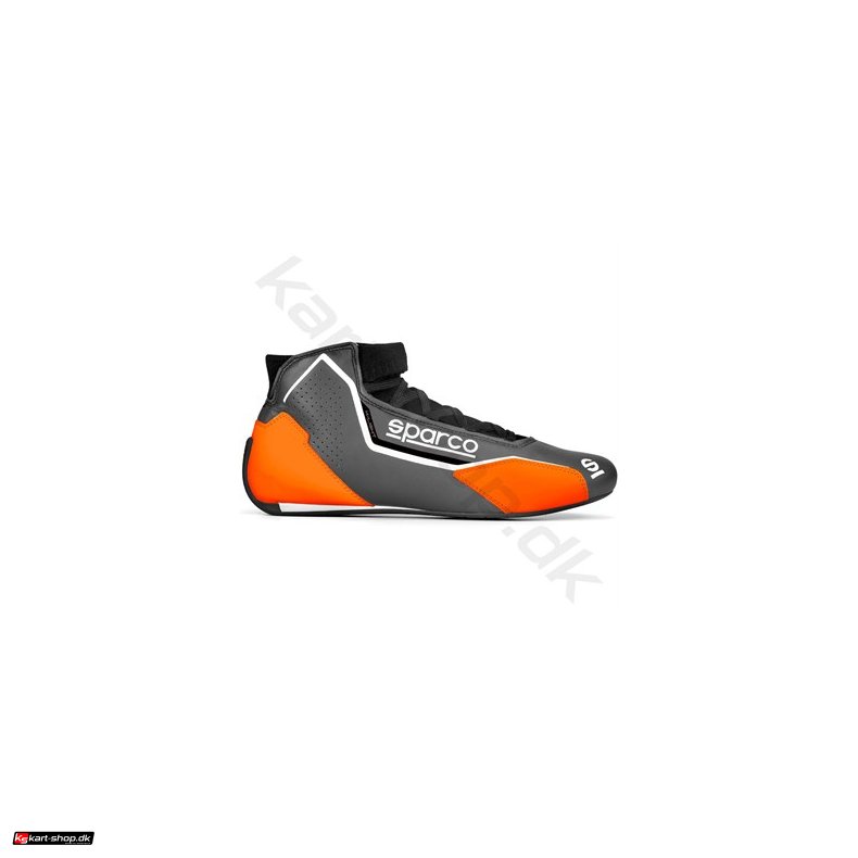 Sparco X-Light sko, gr/orange, str. 37-48