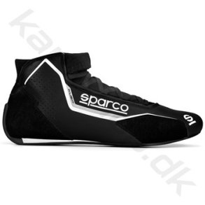Sparco X-Light sko, sort/hvid, str. 37-48