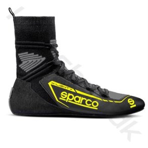Sparco X-Light+ sko, sort/gul fluo, str. 39-46