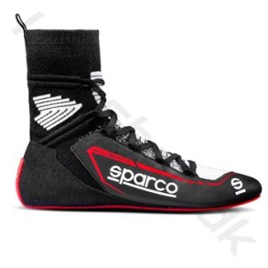 Sparco X-Light+ sko, sort/rd, str. 39-46